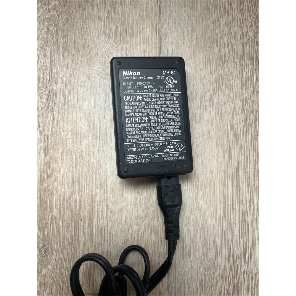 Nikon MH-64 Battery Charger for Nikon COOLPIX S550 S560 | MH64 Camera Charger